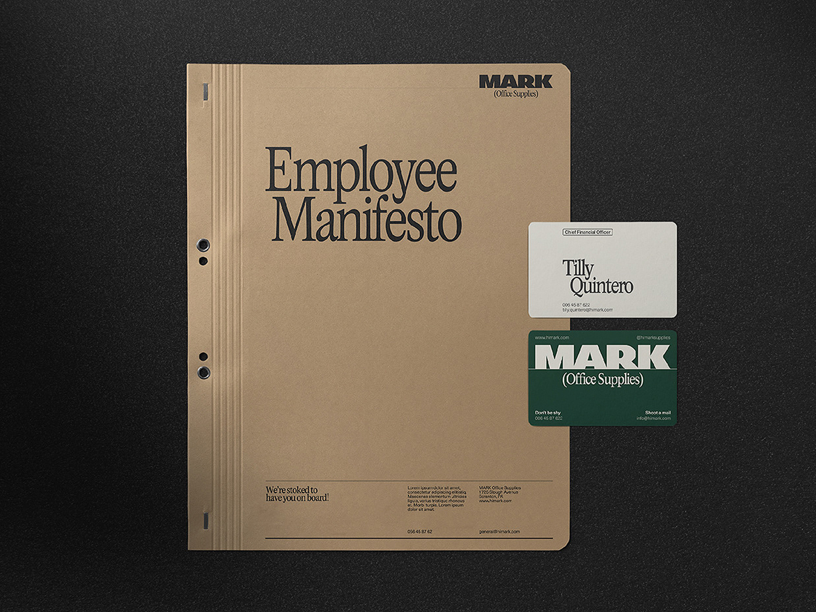 MARK Brand Identity by Mr.Mockup™ on Dribbble