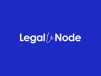 LegalNode Logotype design document documents electronic electronic signature identity legal logo minimal node signature verification