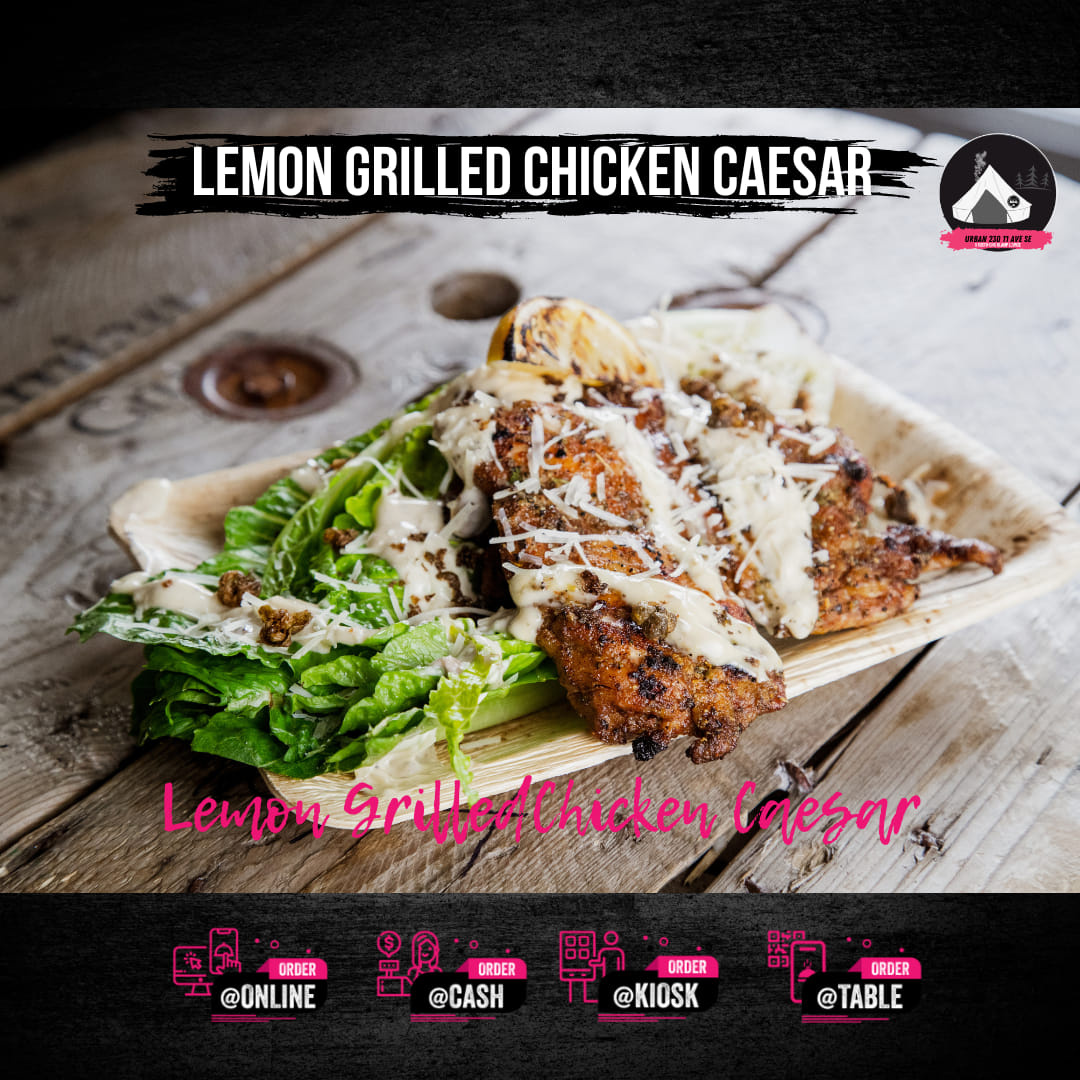BBQ chicken lemon Calgary menu Janes Bond BBQ by jane on Dribbble