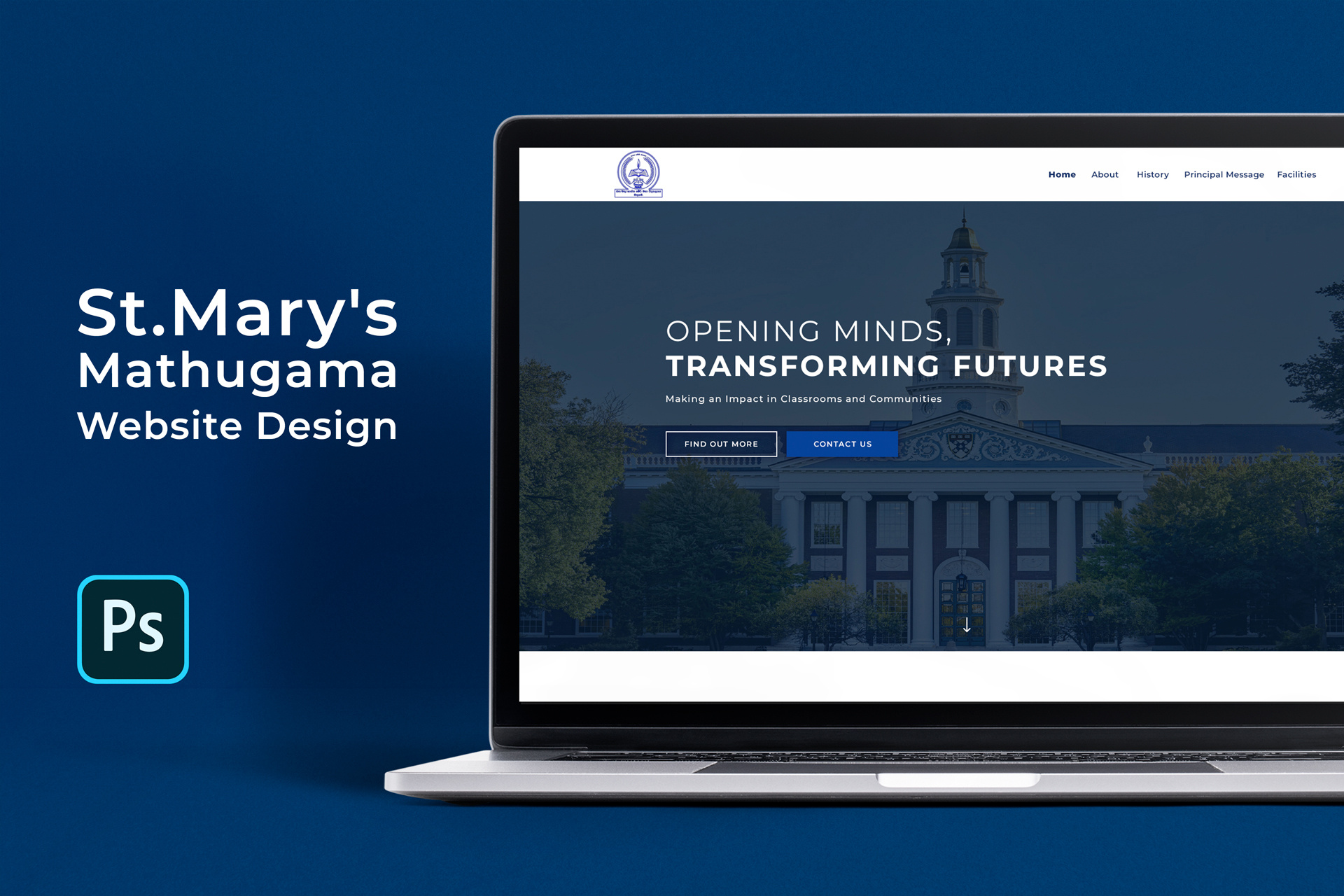 St.Mary's Mathugama School Website Design. design ux web web design website