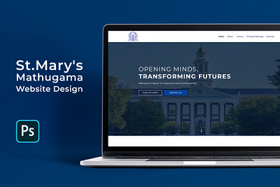 St.Mary's Mathugama School Website Design. design ux web web design website