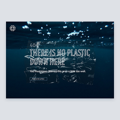 SeaMe - Save our Oceans - 404 climate design earth environment graphic design motion graphics ocean plastic recycle save sea sustainability ui uidesign webdesign website