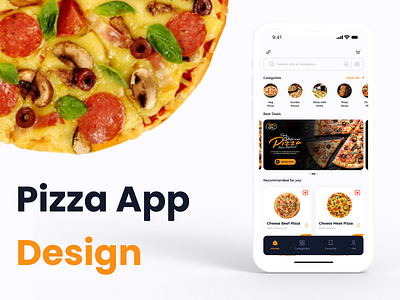 Pizza App - Dashboard Design creativity design graphicsdesigns inspiratiindesign productivity uiux userexperience userinterface