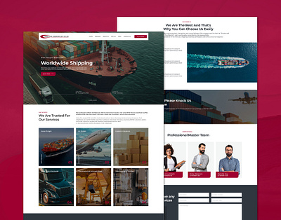 Mercury Shipping Website Design ui uiux ux web web design website