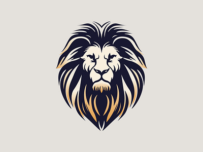 Lion Logo branding cat character design emblem graphic design illustration king lines lion logo mane mascot nature original premium strong symbol vector