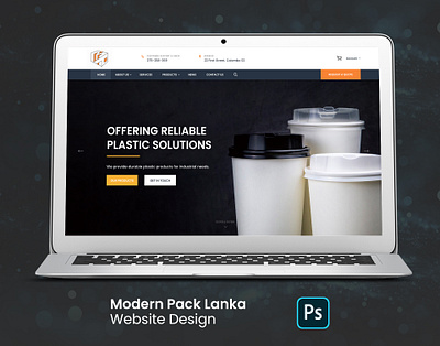 Modern Pack Website Design design ui uiux ux web web design website