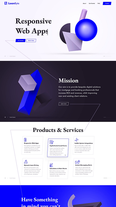 Loan Byte website design 2020 trend branding chirstmas clean clean ui creative design graphic design homepage illustration landingpage modern t shirt design typography ui uiux v design webdesign