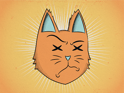 ENVY cartoon cat character design digitalillustration envy illustration illustrator orangecat sinner vector