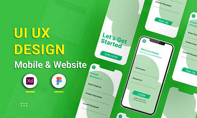ui ux design for login page app branding design graphic design illustration logo typography ui ux vector