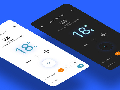 Remote App ac remote app app design design minimal remote app simplified ui