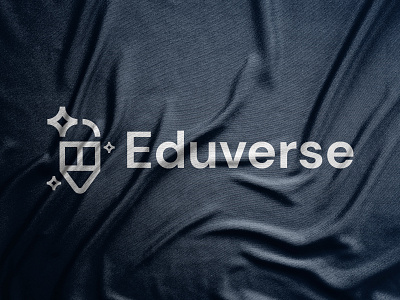 Eduverse Branding app design branding course digital e learning education graphic design learning learning platform logo logo design logo designer minimal online class online education online learning online media logo pen universe vector