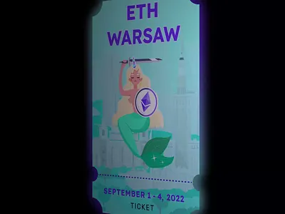 ETH Warsaw Event animation branding event design illustration graphic design ui