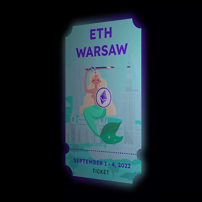 ETH Warsaw Event animation branding event design illustration graphic design ui