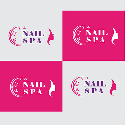 logo design design graphic design illustration logo logo design logos nail logo spa logo spa logo design