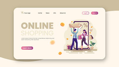 E-commerce Store UI graphic design ui