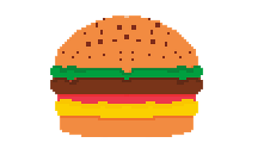 Minecraft / pixelated zinger burger burger designs graphic design logo minecraft pixelated zinger burger