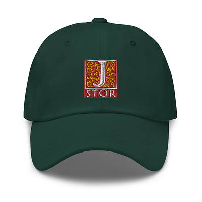 JSTOR Hat branding design