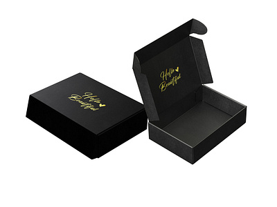 HELLO BEAUTIFUL GIFT BOX 3d beautiful box design gift box graphic design hello illustration label packaging product product packaging
