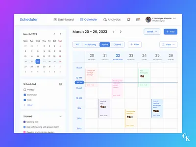 Daily UI 71 - Schedule calendar website calender ui dailyui dailyui day 01 design desktop ui graphic design planner schedule schedule web ui task ui ux vector website ui