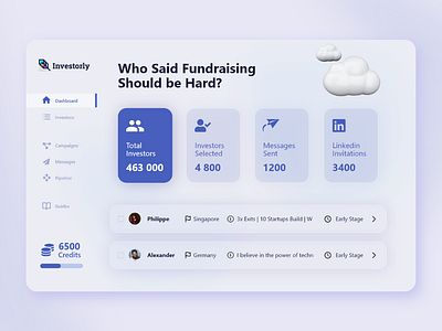 Fundraising UI app ui web