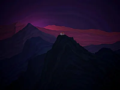 The Loneliest house in the world (Night)