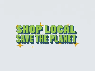 shop local graphic earth day shirt design shop local typography