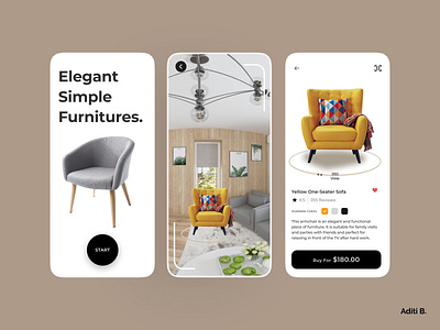 Interior design app. app ar decor design furniture mobile scan surrounding trending ui virtual reality