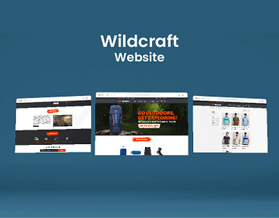 Wildcraft Website branding design digital ui web design