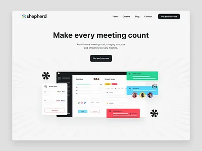 Shepherd - Website Animation animation branding motion graphics ui