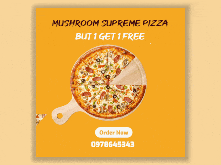 Yummy Pizza! branding design figma gif gif design graphic design illustration photoshop pizza pizza design pizza gif pizza gif design product design simple gif simple pizza gif ui