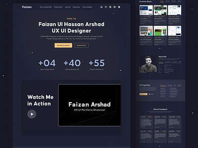 Personal Portfolio Website design portfolio website ui uiux web website