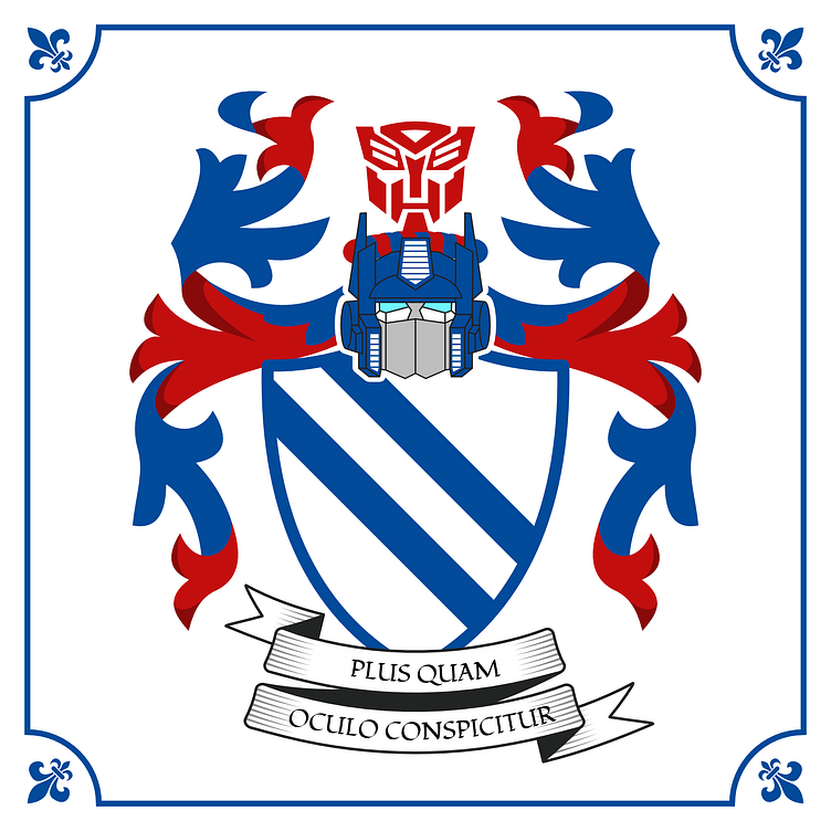 Optimus Prime Coat of Arms by Mike Stimpson on Dribbble