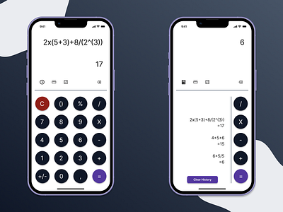 Calculator App: More Than Just Numbers aesthetics app appdesign calculator conversion customization design functionality graphic design math ui uiux ux