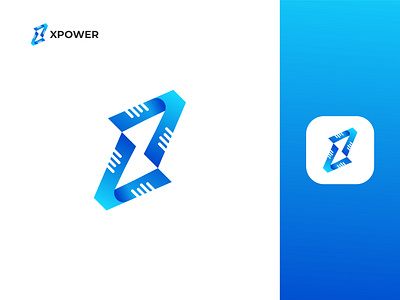 Xpower Logo Dedsign branding design graphic design illustration latter logo logo logo design minimal logo dedsign mordan logo power logo design typography ui vector