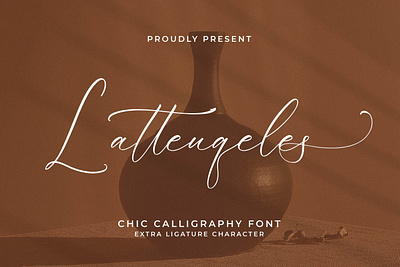 Latteuqeles - Chic Calligraphy Font text