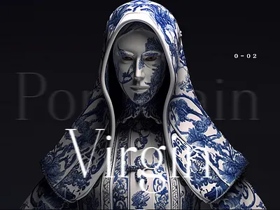 Porcelain Virgin 02 ai design fashion illustration ui ux 插画 装饰品 设计