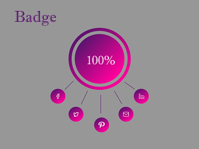 Dailyui084 Badge 3d animation badge badge ui badge ui design branding dailyui design figma graphic design illustration logo motion graphics ui ux vector web web design