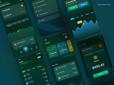 IsPay - Crypto App UI/UX Design branding conceptual design crypto app design design graphic design ui user experience