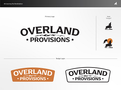 Logo | Overland Provisions badge branding logo