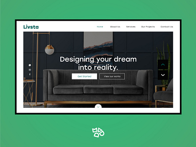 Livsta - UI design adobe xd brand branding figma landing page ui ui design web design website website design