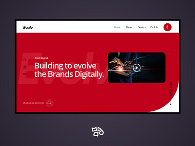 Evolv - UI design brand design digital market digital marketing landing page ui ui design ui ux web design website design