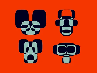 Animals animal bat cow dog face icon icon system iconset monkey pictogram