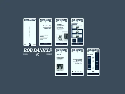 Portfolio Redesign branding design portfolio icon landing page logo portfolio vector web design