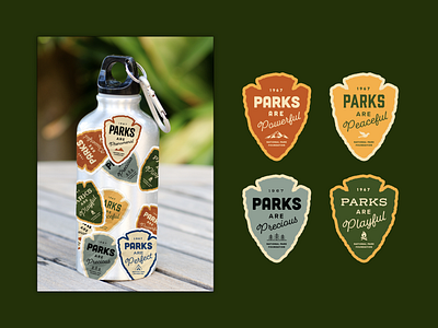 National Park Foundation - Stickers branding graphic design sticker