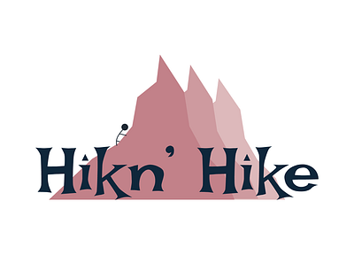 Hikin' Hike : A Logo for a new hiking app dribbble dribbbleweeklywarmup logo