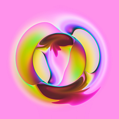 Cosmosis (27-30) 3d abstract art circle colors design filter forge generative graphic design illustration orbit pink planet sphere