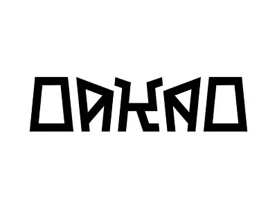 Daily Logo Challenge. Day 7. Fashion Brand Wordmark. apparel logo black and white logo branding clothes logo clothing logo custom font logo daily logo challenge daily logo challenge day 7 dailylogochallenge dailylogochallengeday7 fashion logo graphic design logo logo design oakao oakao logo streetwear logo thedailylogochallenge wordmark