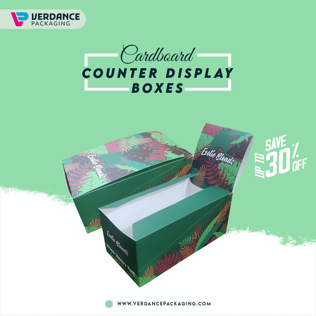 Custom Cardboard Counter Display Boxes - Verdance Packaging by Verdance ...
