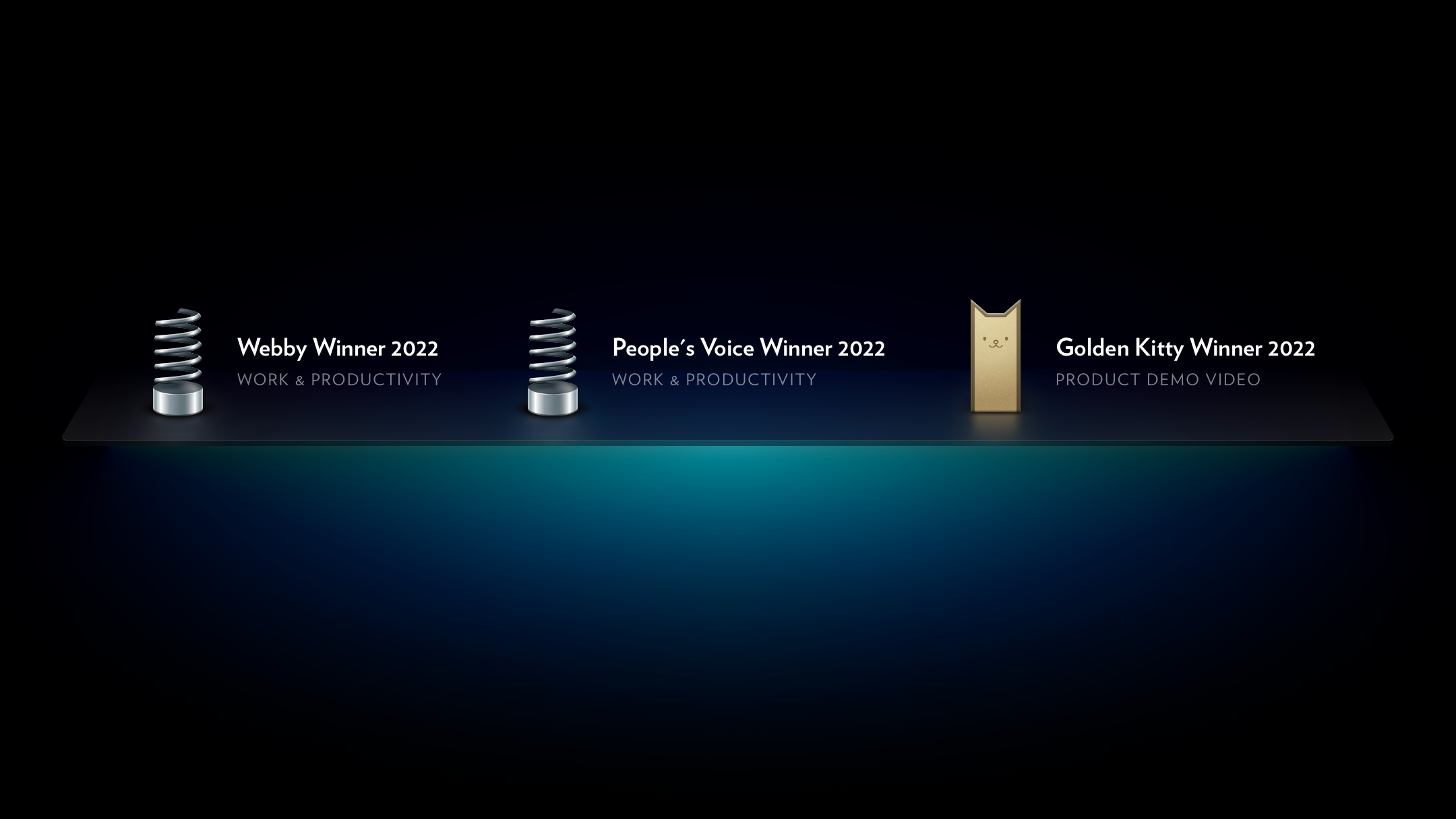 Trophy Shelf 3d branding clay graphic design