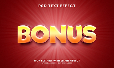 Bonus 3d Text Effect Design text effect